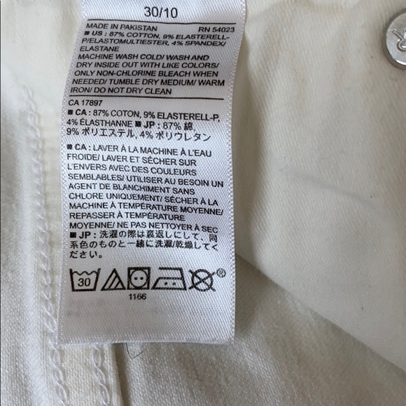 Banana Republic White Jeans - Picture 5 of 6